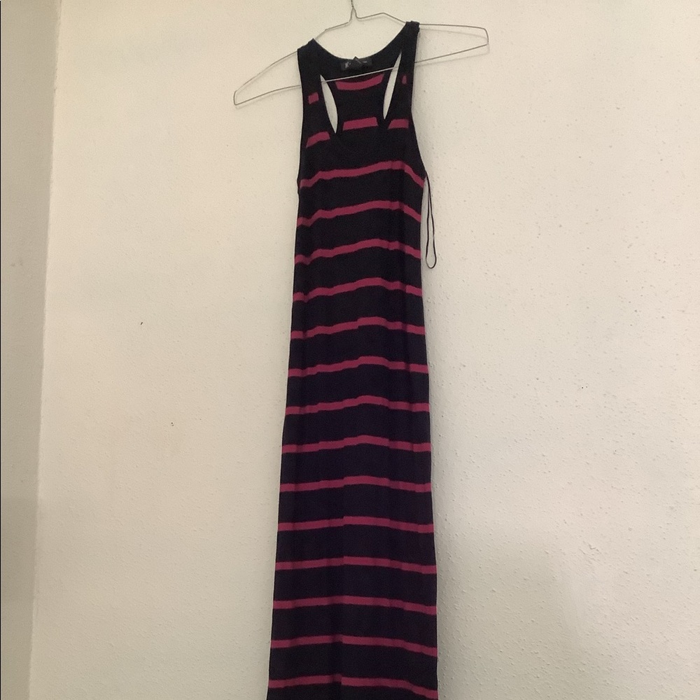 INC International Concepts Striped Maxi Dress 0